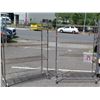 Image 1 : Qty 2 Metal Rolling Racks
