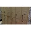 Image 2 : Tan Metal Lockers, 6 Compartments