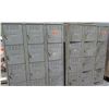 Image 1 : 3x4 Gray Small Lockers (2pcs)