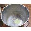 Image 2 : Assorted Kitchen Items - 2 Stock Pots, Wire Basket, Slicer, Sauce Pumps, Tools