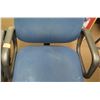 Image 2 : Qty 2 Blue Office Reception Chairs