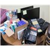 Image 1 : Misc. Office Supplies, Phones, 18-20" Dell Monitors, Keyboards, Mice