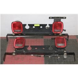 PAIR DOUBLE TRUCK LIGHT UNITS