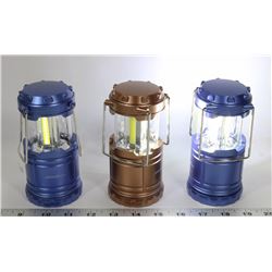 3 EDDIE BAUER LED POP-UP LANTERNS