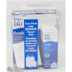 LOT OF BAUSCH+LOMB CONTACT SOLUTION TWIN PACK