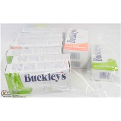 LOT OF BUCKLEY'S MEDICINES