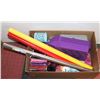 Image 1 : BOX OF OFFICE AND GIFT WRAP SUPPLIES