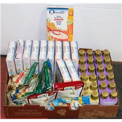 LARGE FLAT OF ASSORTED CHILDRENS CEREAL AND MORE