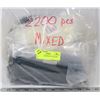 Image 1 : BAG 2200 PCS ZIP TIES AND CLIPS NEW