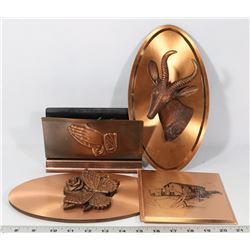 BOX OF COPPER HOME DÉCOR