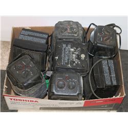 FLAT OF PORTABLE HEATERS