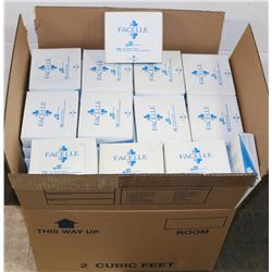 LARGE BOX OF FACELLE 2PLY CELLULOSE WIPES