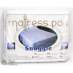 NEW SNUGGLE SIZE TWIN XL MATTRESS PAD CONTOURED