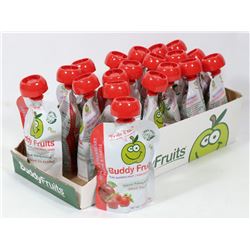 CASE OF 18 BUDDY FRUITS APPLE MANGO PASSION &