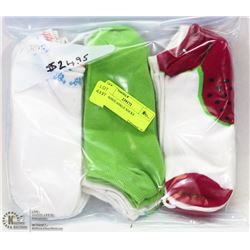 9PK LADIES ANKLE SOCKS