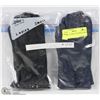 Image 1 : PACK OF 2 LADIES LEATHER GLOVES SMALL