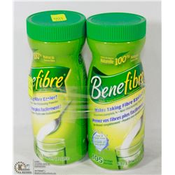 LOT OF 2 BOTTLES OF BENEFIBRE FIBRE SUPPLEMENT