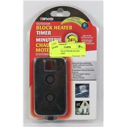 NEW WOODS OUTDOOR BLOCK HEATER TIMER