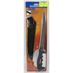 NEW SHIMANO 9" FILLET KNIFE WITH SHEATH