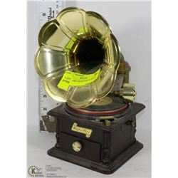 MINIATURE GRAMOPHONE MUSIC BOX.