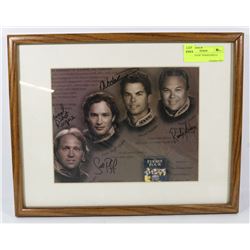 "FERBEY FOUR" SIGNED PHOTO FRAMED.