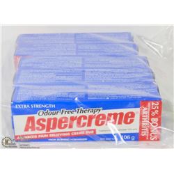 LOT OF ASPERCREME PAIN RELIEF PRODUCTS