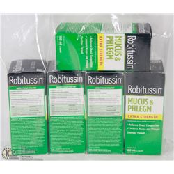 LOT OF ASSORTED ROBITUSSIN MEDICINES