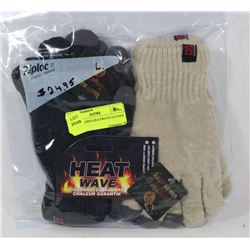 2 PACK LADIES HEATWAVE GLOVES