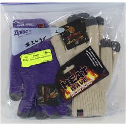 2 PACK LADIES HEATWAVE GLOVES