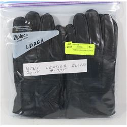 2 PACK OF MENS LEATHER GLOVES LARGE