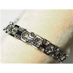 6) STAINLESS STEEL CHAIN LINK MEN'S BRACELET