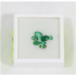 46) GENUINE EMERALD ASST MAY BIRTHSTONE GEMSTONES