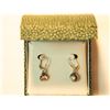 Image 2 : 50) STERLING SILVER CZ EARRINGS
