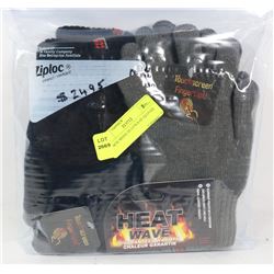 2 PACK MENS HEATWAVE GLOVES