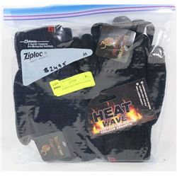 2 PACK MENS HEATWAVE GLOVES