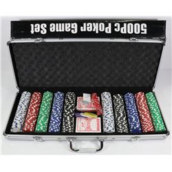 NEW 500 PC POKER GAME SET