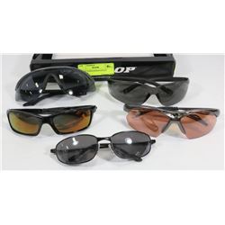 LOT OF 4 SUNGLASSES/SAFETY GLASSES