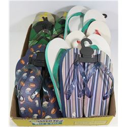 LOT OF NEW RUBBER SANDALS