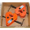 Image 1 : PAIR OF JET 2 TON BEAM CLAMPS