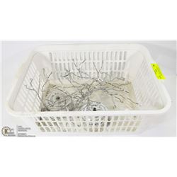 SET OF 2 BATTERY OPERATED SPINNING METAL DISPLAYS