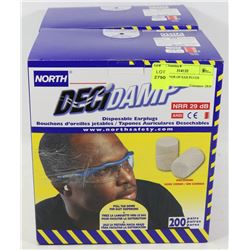 200 NEW PAIR OF EAR PLUGS