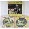 Image 1 : SET OF 3 PUZZLES HORSES 1000 PC