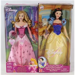 2 DISNEY - SLEEPING BEAUTY AND SPARKLING SNOW