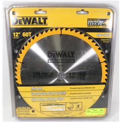2 NEW DEWALT 12 INCH CHOP SAW BLADES