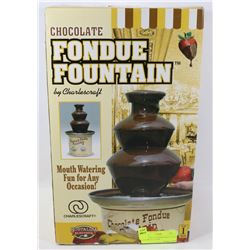 NOSTALGIA ELECTRICS CHOCOLATE FONDUE FOUNTAIN