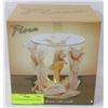 Image 1 : FLORA OIL BURNER WITH CANDLE
