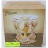 Image 1 : FLORA OIL BURNER WITH CANDLE