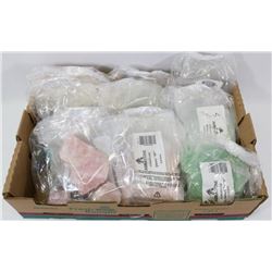 A LOT OF 13 AURAGLASS CRYSTALS