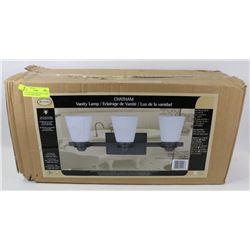 CANARM CHATHAM VANITY LAMP W/ OIL RUBBED BRONZE