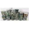 Image 1 : VINTAGE 6 JARS OF MARBLES 1 LITRE JARS
